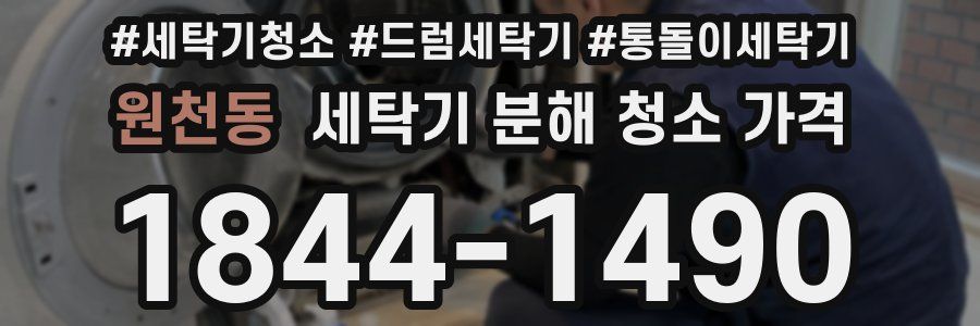 원천동 세탁기 분해 청소 가격