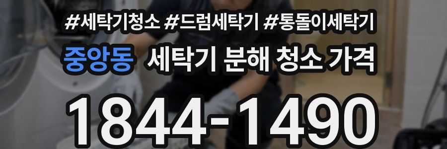 중앙동 세탁기 분해 청소 가격