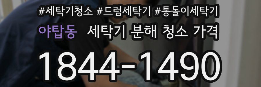 야탑동 세탁기 분해 청소 가격