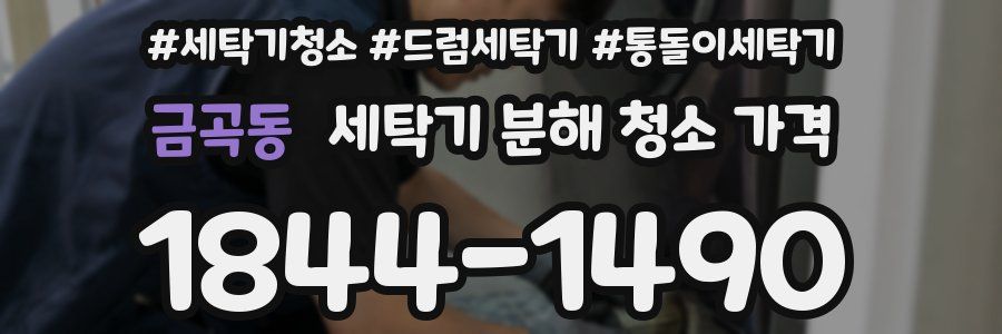 금곡동 세탁기 분해 청소 가격