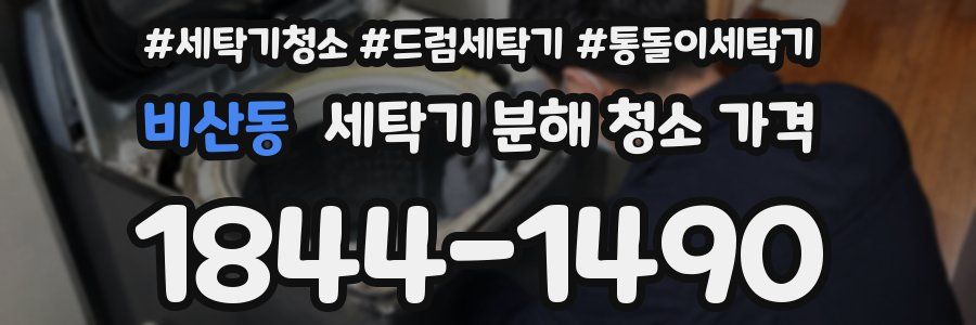 비산동 세탁기 분해 청소 가격