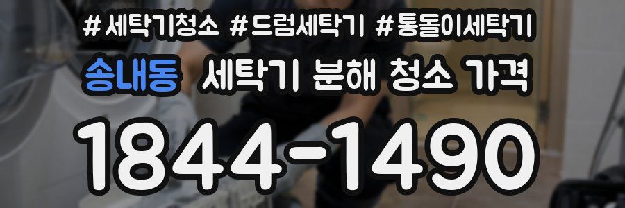 송내동 세탁기 분해 청소 가격
