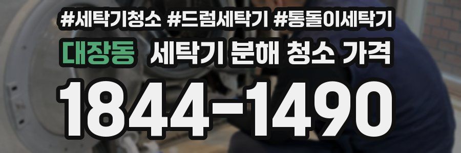 대장동 세탁기 분해 청소 가격