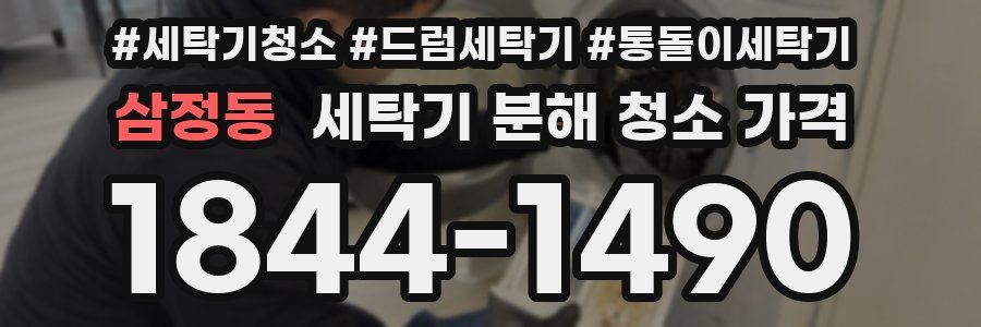 삼정동 세탁기 분해 청소 가격