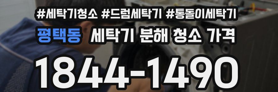 평택동 세탁기 분해 청소 가격