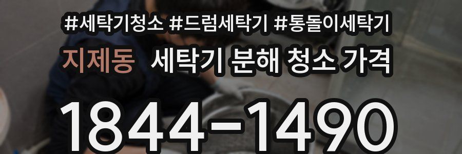 지제동 세탁기 분해 청소 가격
