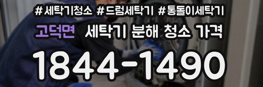 고덕면 세탁기 분해 청소 가격