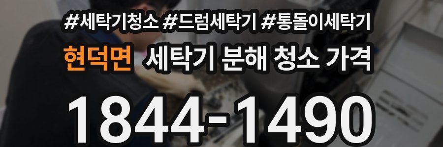 현덕면 세탁기 분해 청소 가격