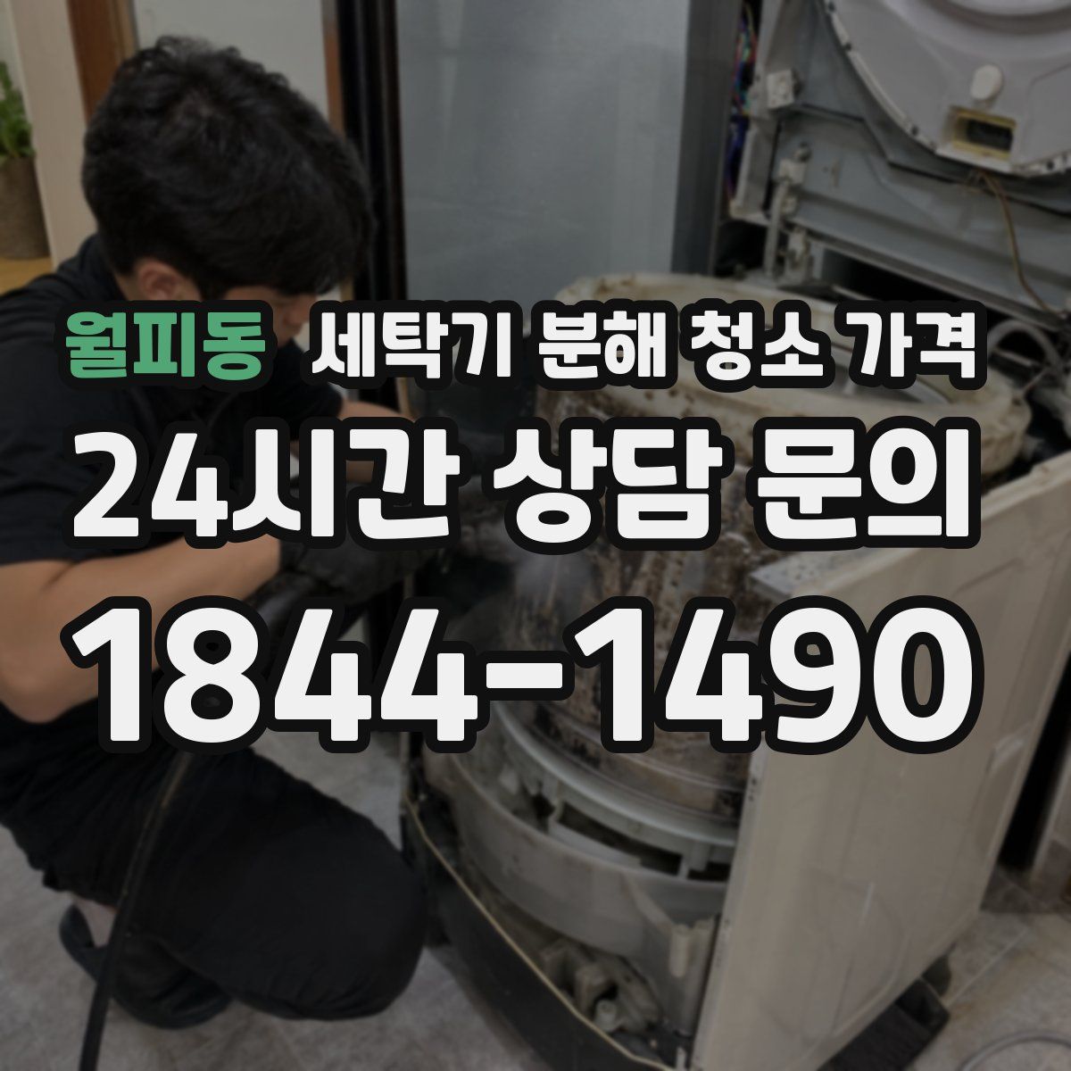 월피동 세탁기 분해 청소 가격
