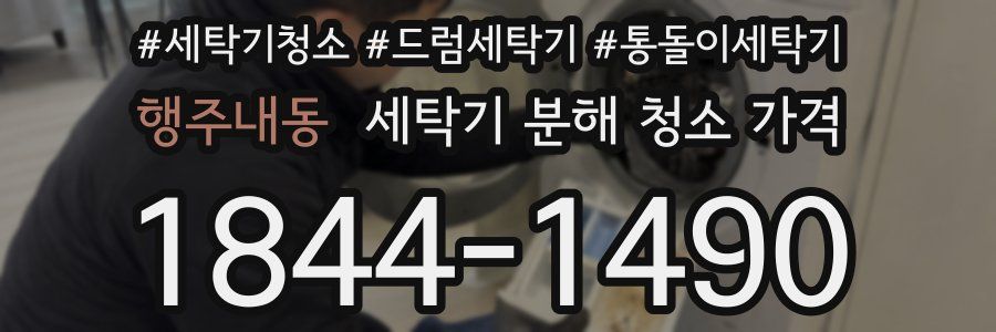 행주내동 세탁기 분해 청소 가격