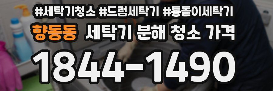 향동동 세탁기 분해 청소 가격