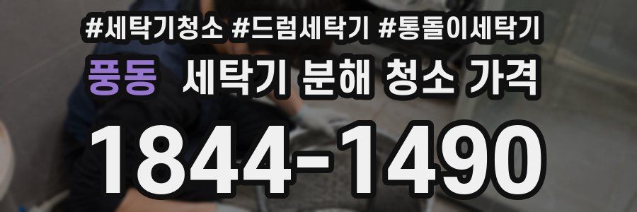 풍동 세탁기 분해 청소 가격