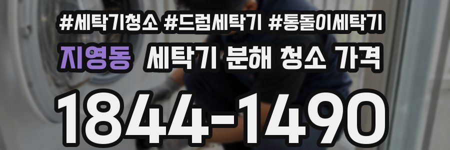 지영동 세탁기 분해 청소 가격