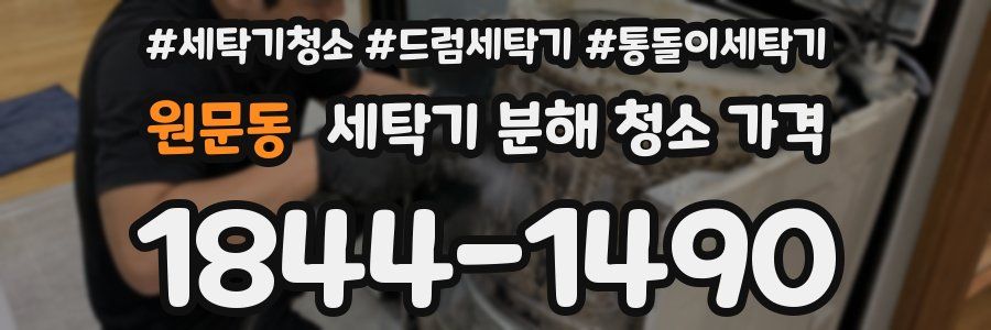 원문동 세탁기 분해 청소 가격