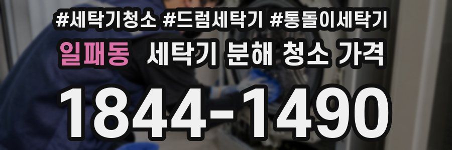 일패동 세탁기 분해 청소 가격