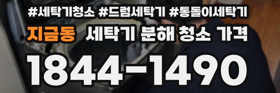 지금동 세탁기 분해 청소 가격