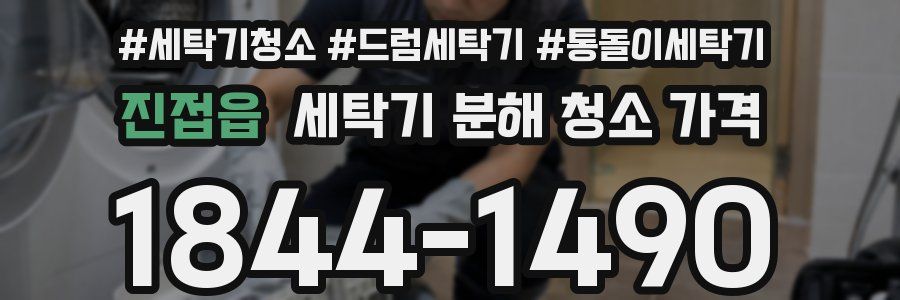 진접읍 세탁기 분해 청소 가격