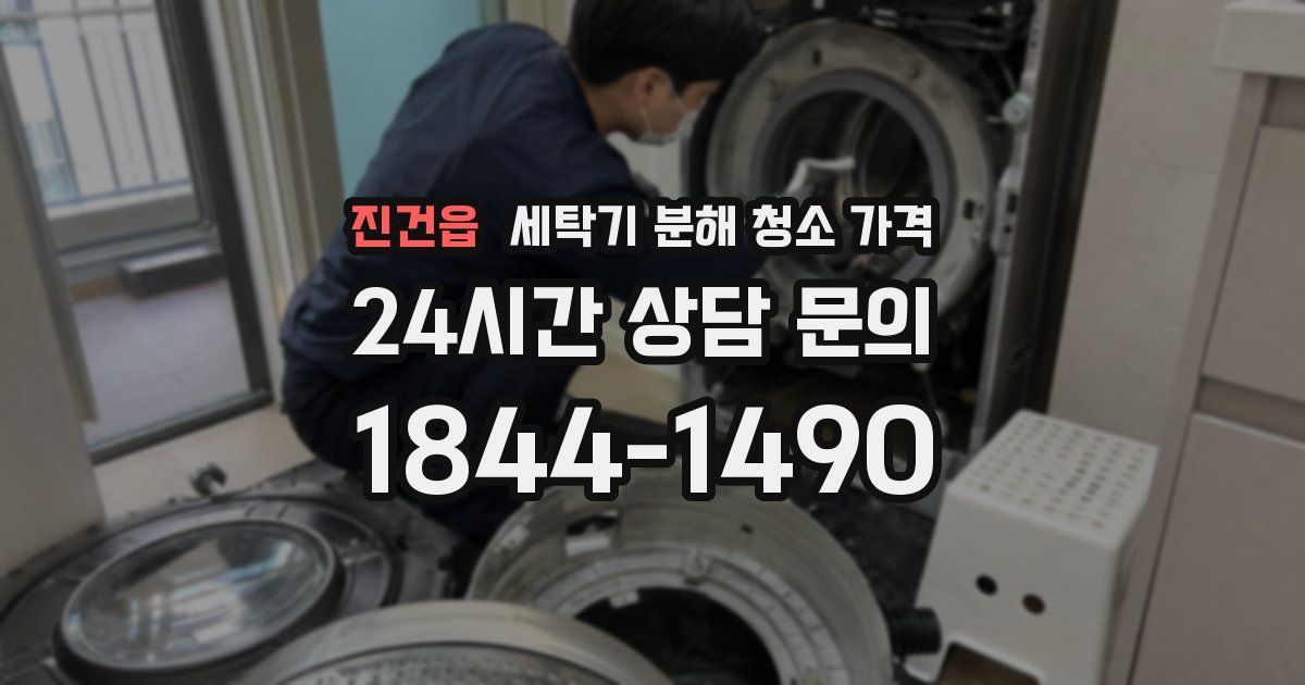 진건읍 세탁기 분해 청소 가격