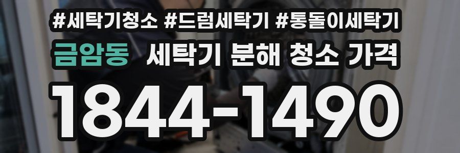 금암동 세탁기 분해 청소 가격