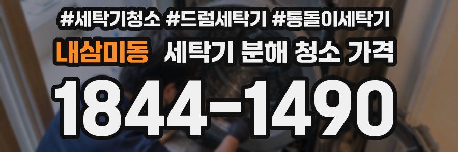내삼미동 세탁기 분해 청소 가격