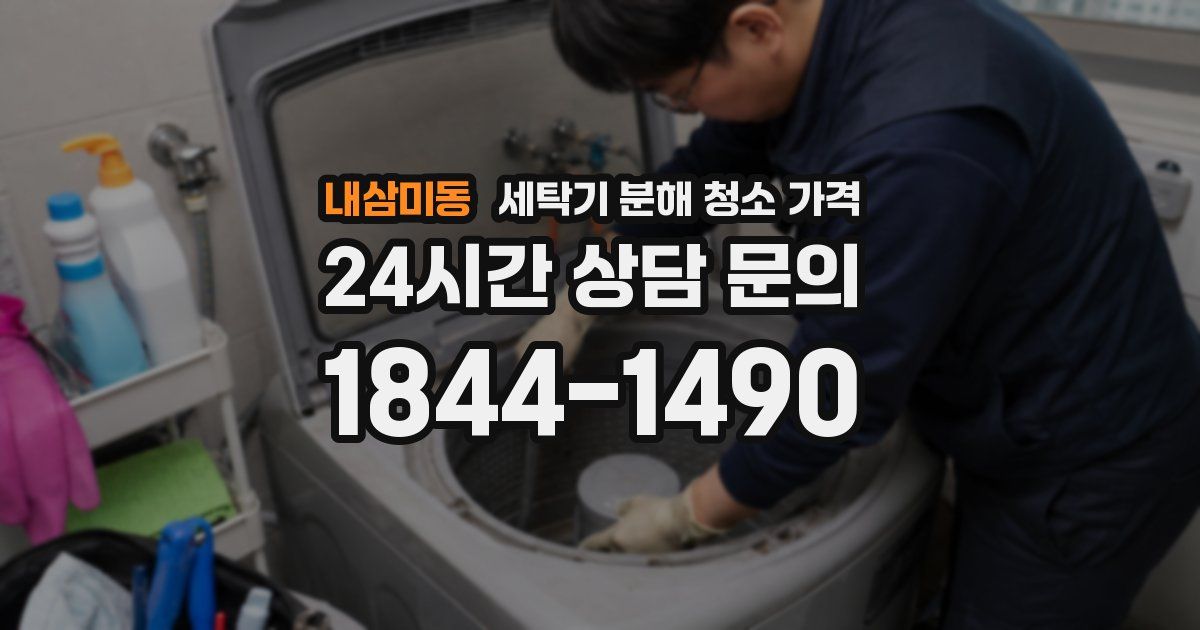 내삼미동 세탁기 분해 청소 가격