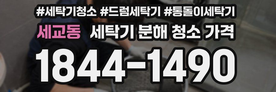 세교동 세탁기 분해 청소 가격