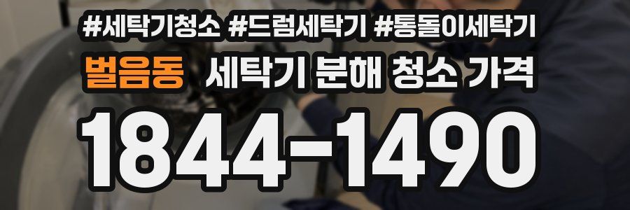 벌음동 세탁기 분해 청소 가격