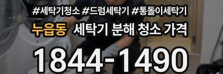 누읍동 세탁기 분해 청소 가격