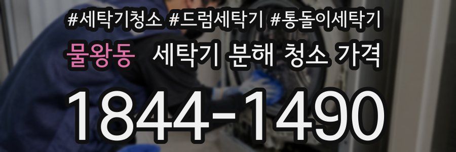 물왕동 세탁기 분해 청소 가격