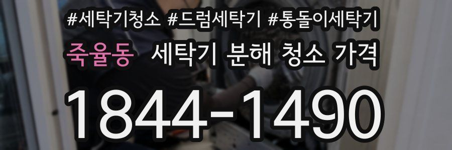 죽율동 세탁기 분해 청소 가격