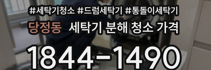 당정동 세탁기 분해 청소 가격