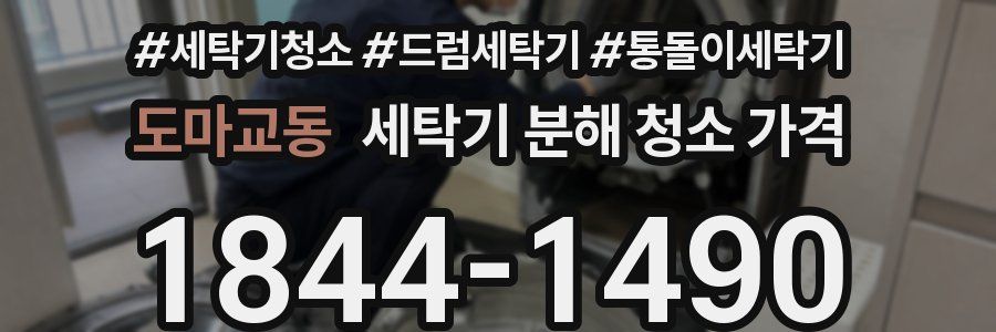 도마교동 세탁기 분해 청소 가격