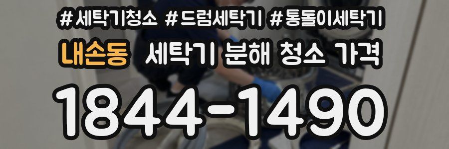내손동 세탁기 분해 청소 가격