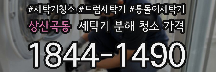 상산곡동 세탁기 분해 청소 가격