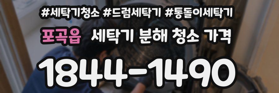 포곡읍 세탁기 분해 청소 가격