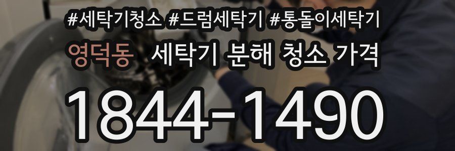 영덕동 세탁기 분해 청소 가격