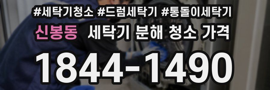 신봉동 세탁기 분해 청소 가격