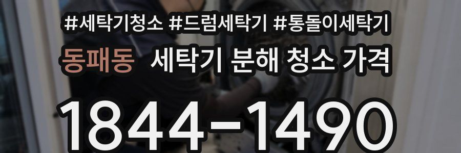 동패동 세탁기 분해 청소 가격
