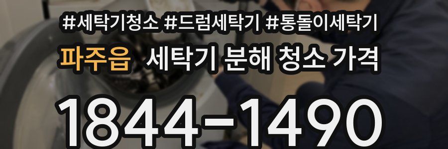 파주읍 세탁기 분해 청소 가격