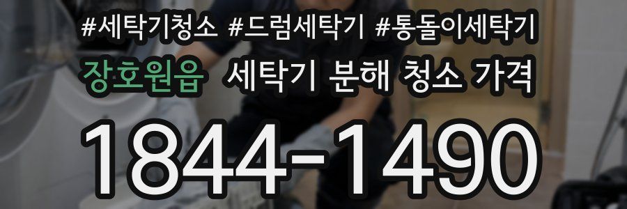 장호원읍 세탁기 분해 청소 가격