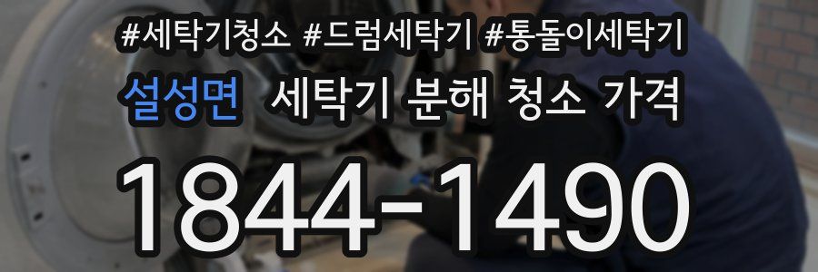 설성면 세탁기 분해 청소 가격