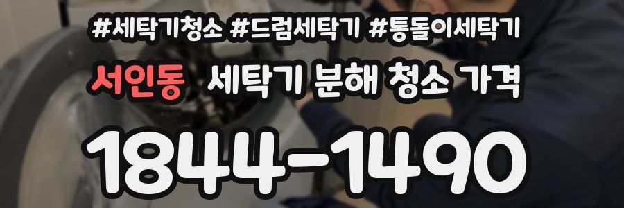 서인동 세탁기 분해 청소 가격