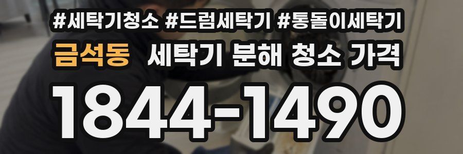 금석동 세탁기 분해 청소 가격