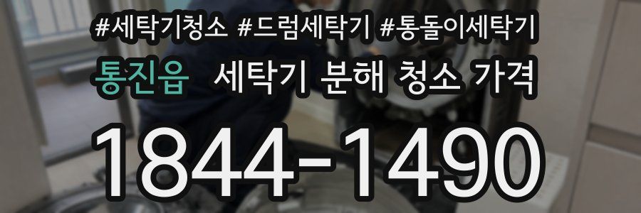 통진읍 세탁기 분해 청소 가격