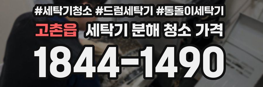 고촌읍 세탁기 분해 청소 가격