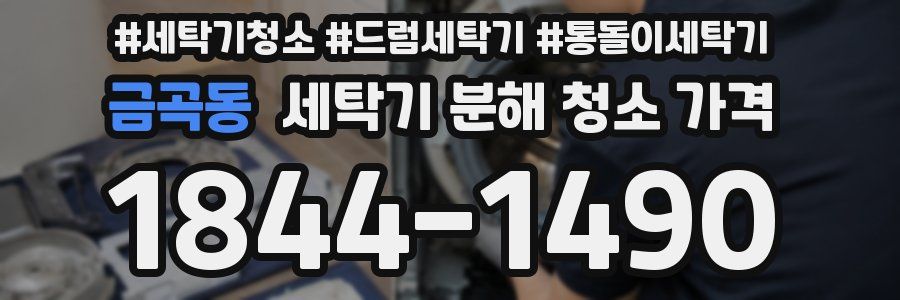 금곡동 세탁기 분해 청소 가격