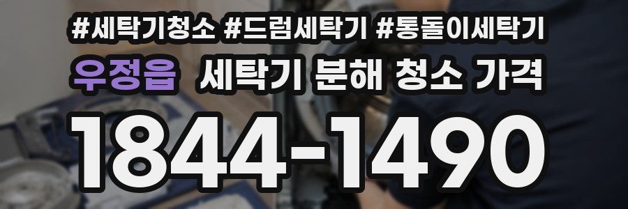 우정읍 세탁기 분해 청소 가격