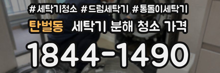 탄벌동 세탁기 분해 청소 가격