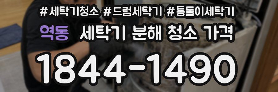 역동 세탁기 분해 청소 가격
