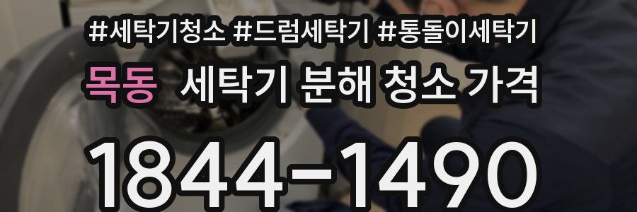 목동 세탁기 분해 청소 가격